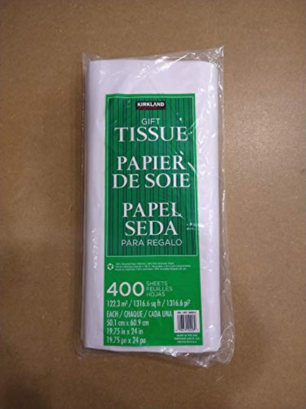 Kirkland Signature White Gift Tissue Paper 400 Sheets